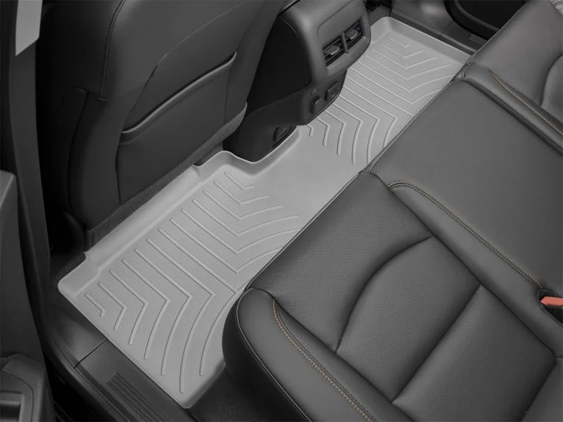 WeatherTech 2019+ Chevy Silverado 1500 Double Cab w/ 1st Row Bucket Seats Rear FloorLiner - Grey