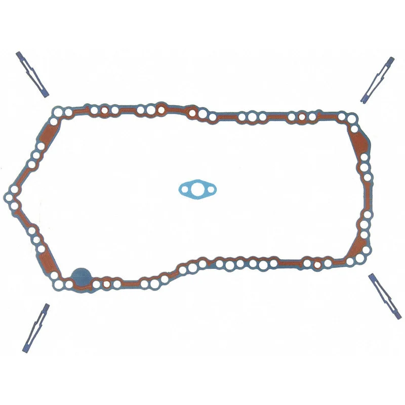 Fel-Pro Oil Pan SnapUps Included for OS 30522 T Engine Oil Pan Gasket Set PermaDryPlus rigid carrier
