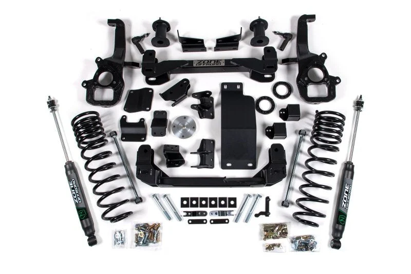 Zone Offroad 2025 Ram 1500 4WD 6in Front 5in Rear Susp. Lift System - Std Bore - Nitro Rear Shocks