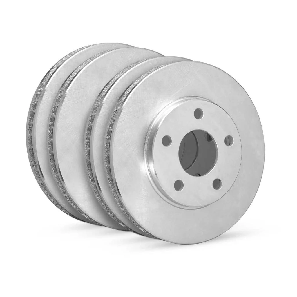 R1 Concepts E-Line Blank Brake Rotor & Front and Rear Drum Set - WFPN2-76150