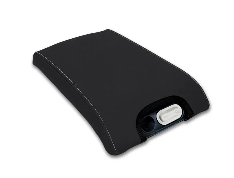 PRP 10-14 Ford Raptor  Center Console Cover- Black with Silver Stitch