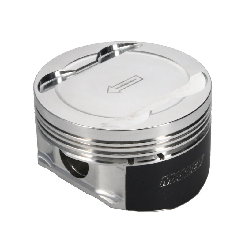 Manley Ford 3.7L Cyclone V6 3.76in Bore 9.5:1 Comp Ratio -5.0cc Dish Platinum Piston - Single