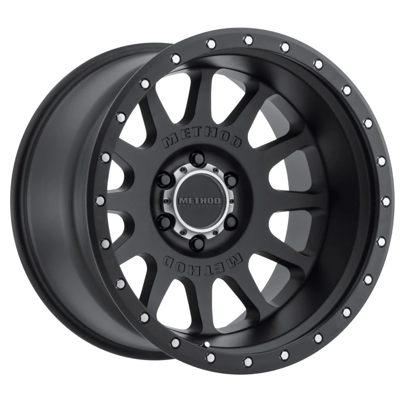 Method MR605 NV 20x10 -24mm Offset 6x135 87mm CB Matte Black Wheel