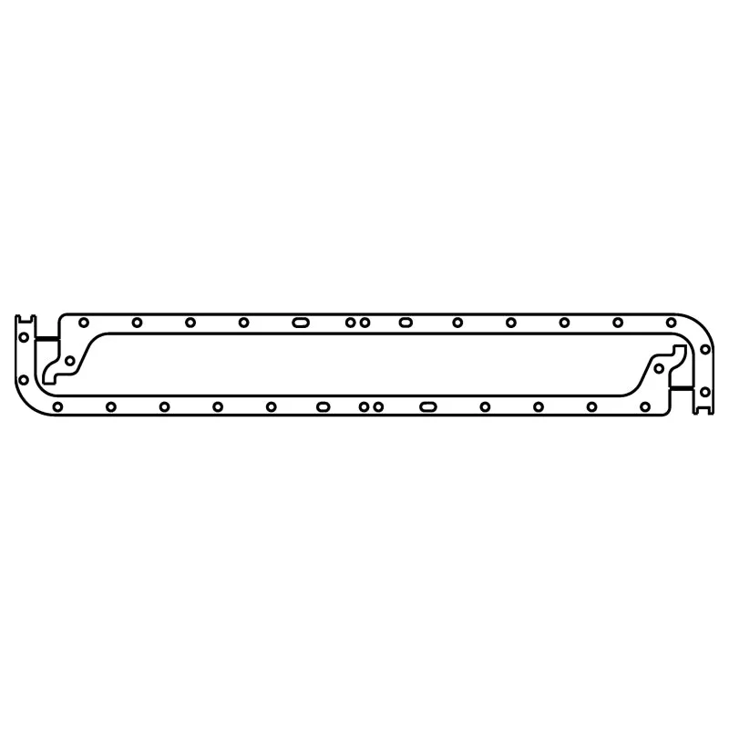 Cometic Jaguar XK6 .060in AFM Oil Pan Gasket Set - Side Rails Only