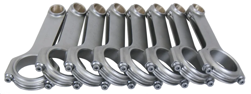 Eagle Chevrolet Big Block 6.535in Length ARP 2000 Bolts Forged 4340 Steel H-Beam Rods - Set of 8