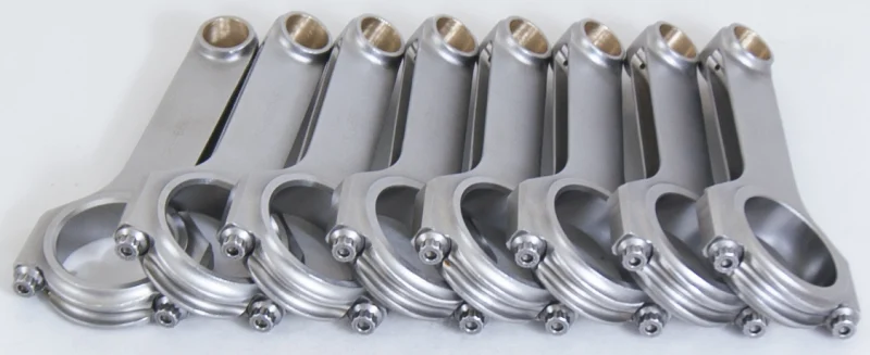 Eagle Chevrolet Big Block 6.660in Length ARP 2000 Bolts Forged 4340 Steel H-Beam Rods - Set of 8
