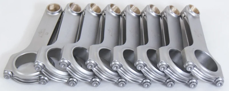 Eagle Chevrolet Small Block 6.000in Length 2.000in Rod Journal Forged Steel H-Beam Rods - Set of 8