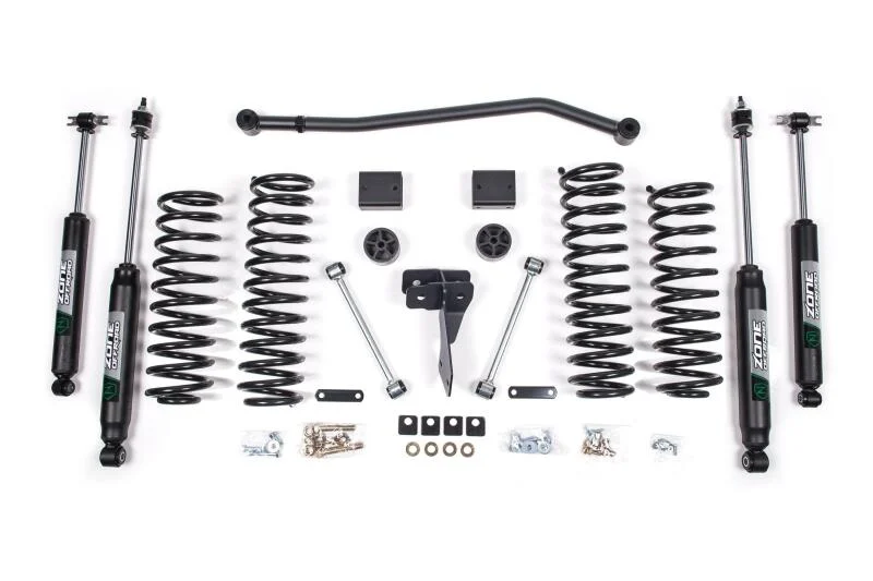 Zone Offroad 07-15 Jeep JK 2dr 4in Suspension Kit