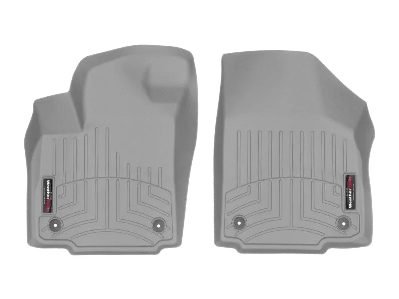 WeatherTech 08-14 Chevrolet Silverado 2500/3500 Crew/Extended Cab Front FloorLiner - Grey