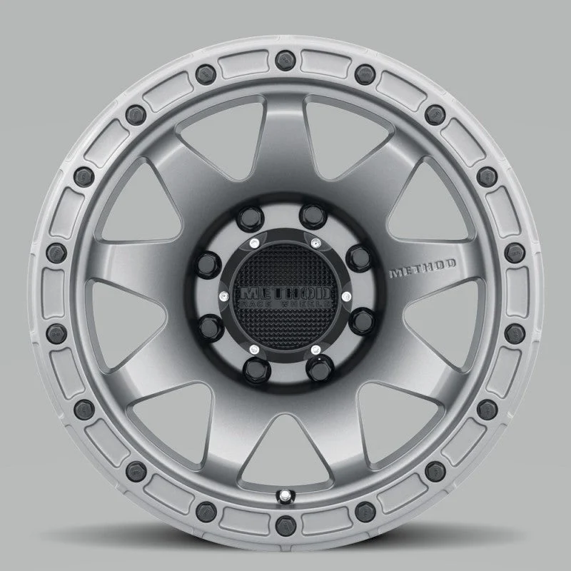 Method MR317 20x9 +18mm Offset 8x6.5 130.81mm CB Matte Titanium Wheel