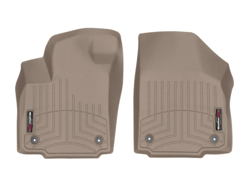 WeatherTech 2023 Ford SuperDuty SuperCab (1st Row Console/Bench Carpeted) 1st Row FloorLiner - Tan