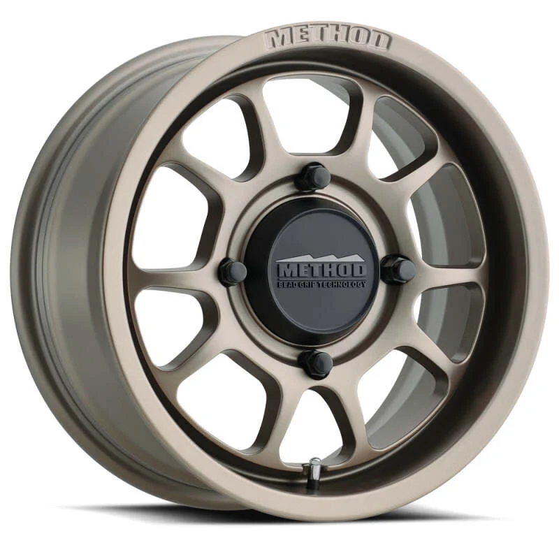 Method MR409 Bead Grip 14x7 / 5+2/38mm Offset / 4x136 / 106.25mm CB Steel Grey
