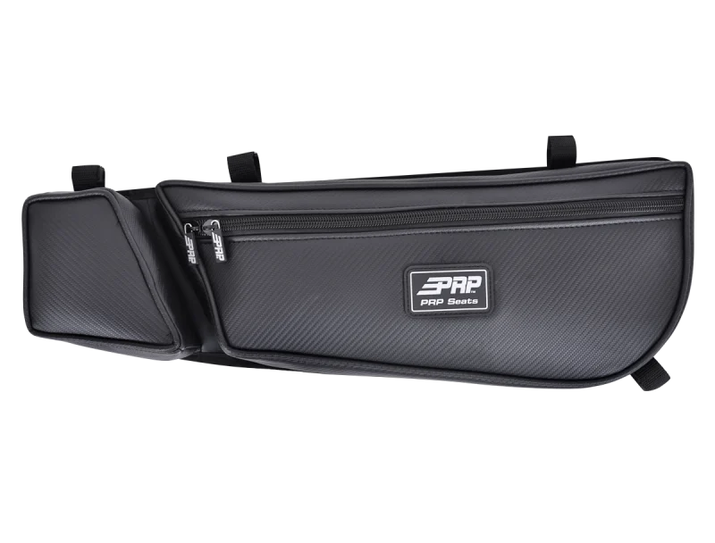 PRP Can-Am Maverick X3 Door Bag with Knee Pad- Black (Pair)